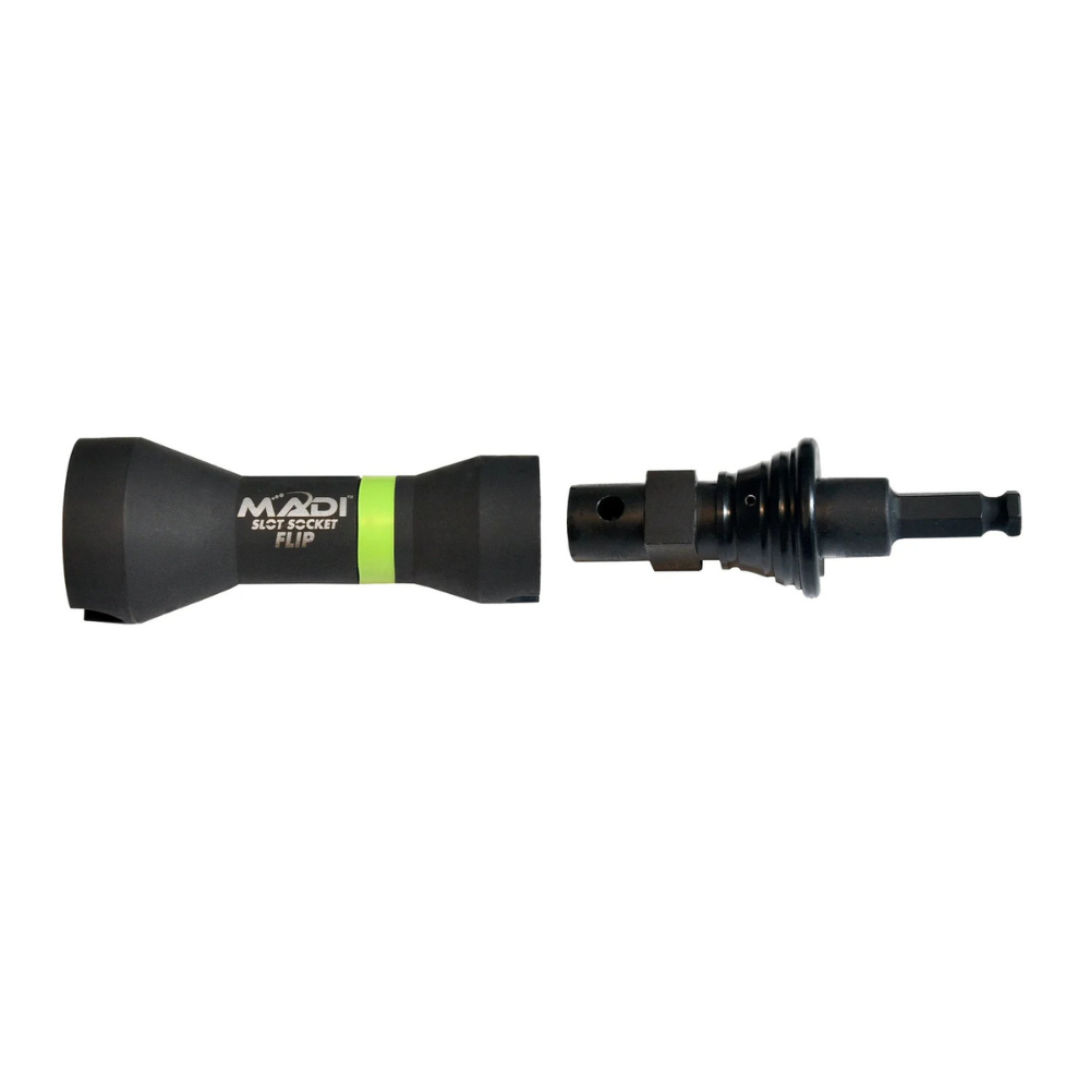 Madi Compact Slot Socket Flip with Secure Lock Adapter from GME Supply